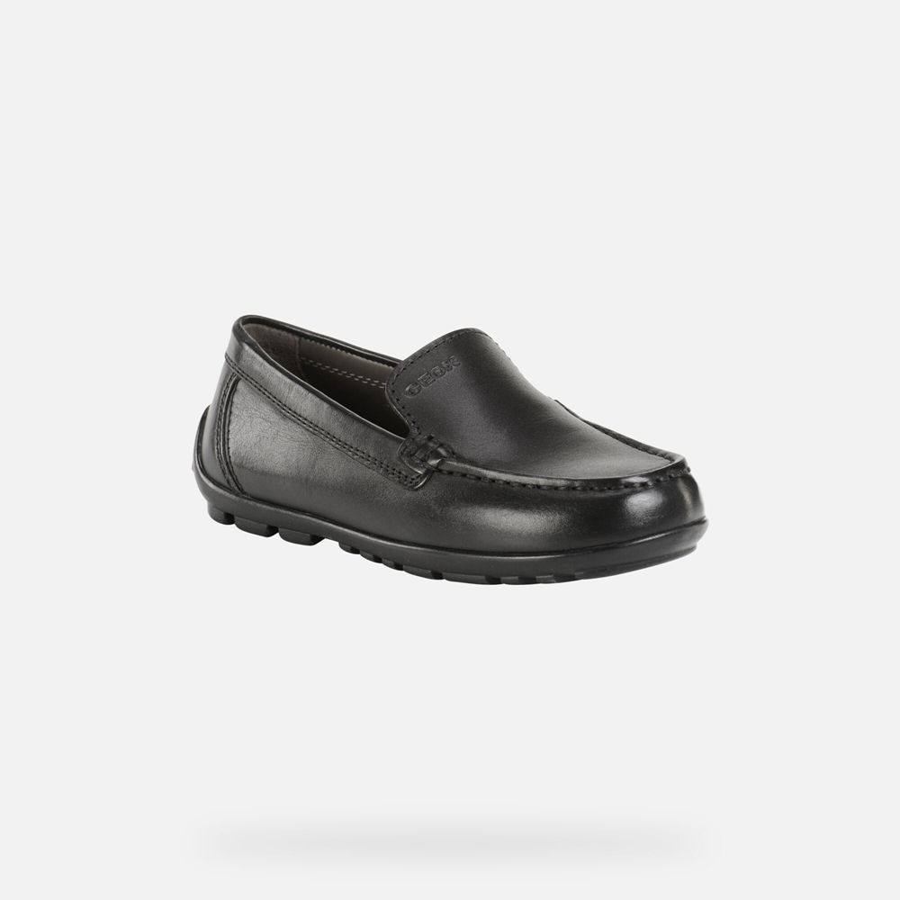 Geox Loafers Black New Fast - Geox Boys Shoes - QGICDZ632